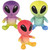 9" Tye Dye Alien Plush