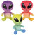 13" Tye Dye Alien Plush