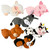 11" Dozy Animal Plush