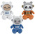 12" Kawaii  Dressed Astronaut Plush
