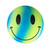 Rainbow Smile Face Inflatable Balls