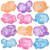 3.5" Squeezy Diamond Sugar Zoo Animals