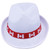 Canada White Fedora with Patriotic Band