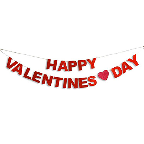 Happy Valentine Day Banner 8ft