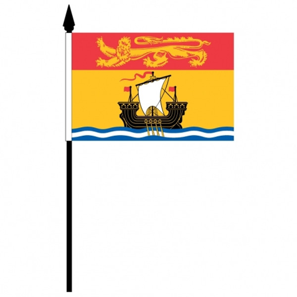 New Brunswick Flag 4" x 6"