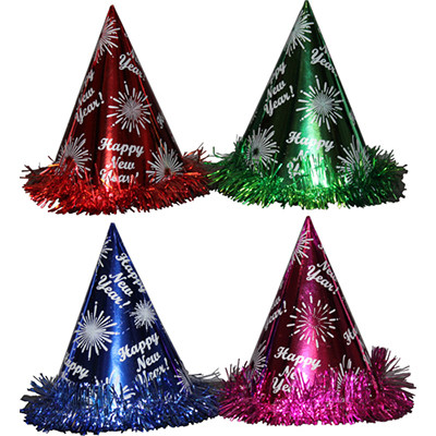 New Year's Eve Cone Party Hats | WRB 