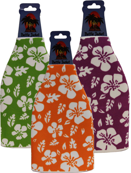 Hibiscus Print Bottle Holder - Foam