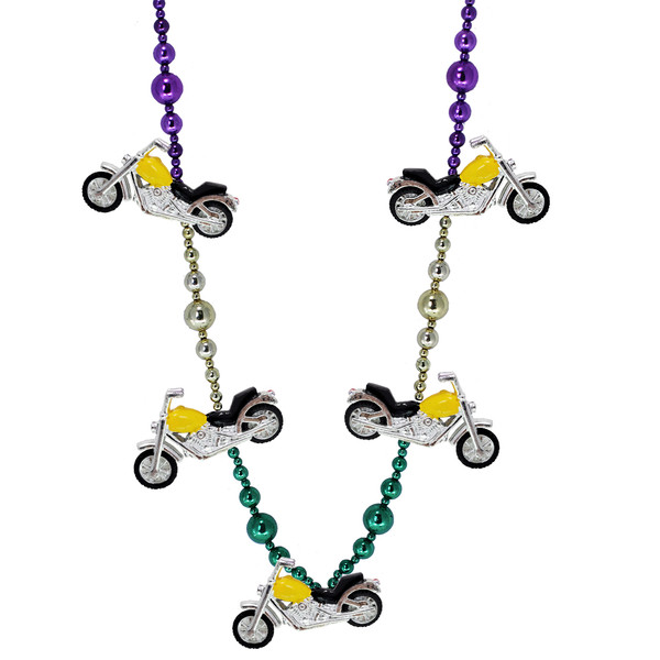 Mardi Gras Motorcycle Beads