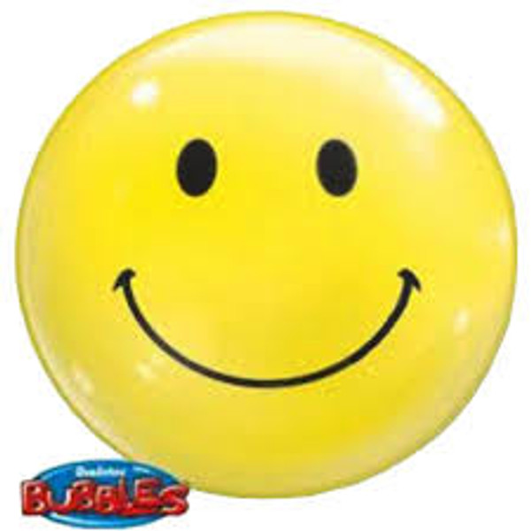 Smile Face 22" Bubble Balloon