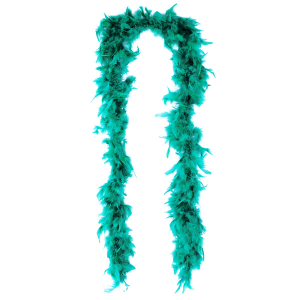 Green Feather Boa