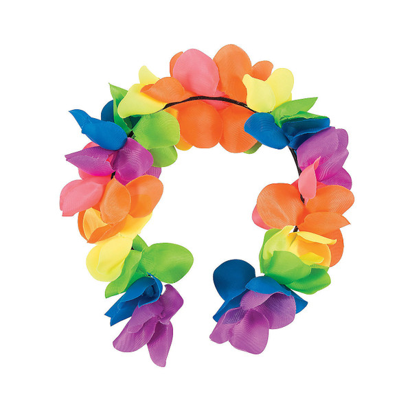 Rainbow Flower Headbands