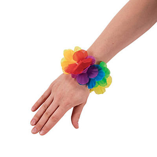 Rainbow Flower Bracelets