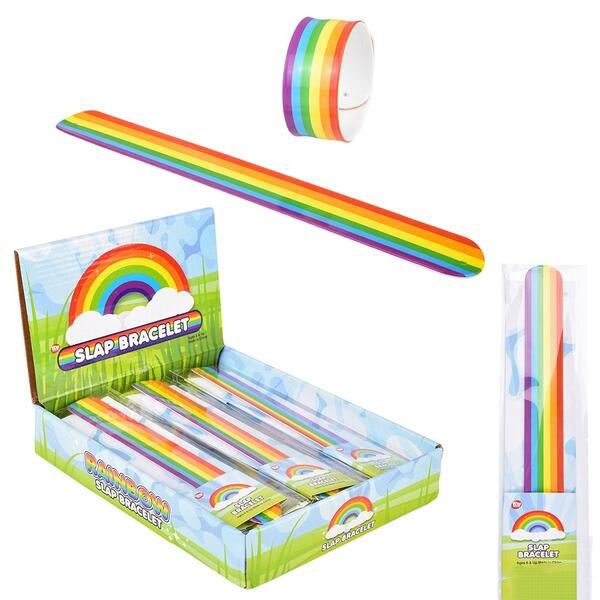 Rainbow Slap Bracelet 8.5"