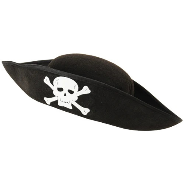 Felt Pirate Hat Adult Size