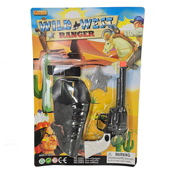 Cowboy Wild West Ranger Toy Gun Set