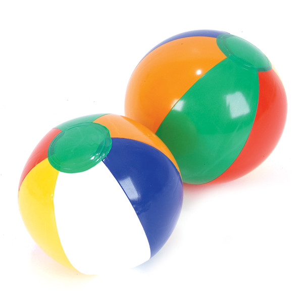 6" Multicolored Beach Ball