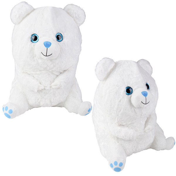 8.5" Belly Buddy Polar Bear Plush