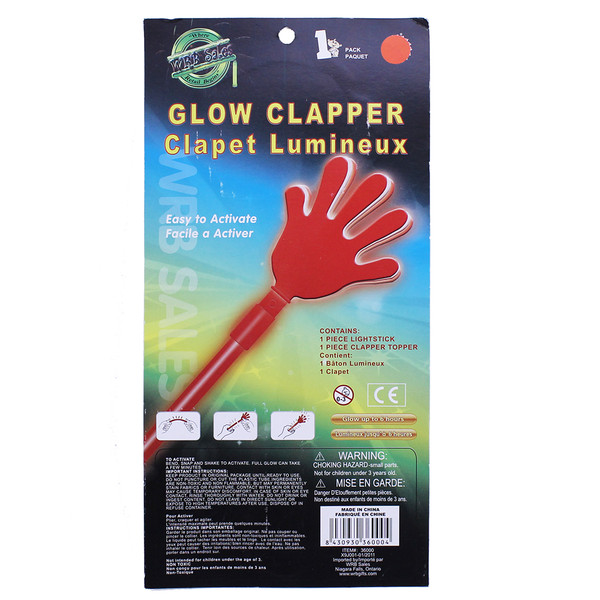 Glow Hand Clapper Wand
