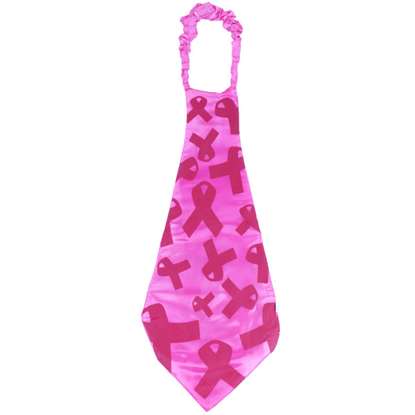 Pink Ribbon Jumbo Tie