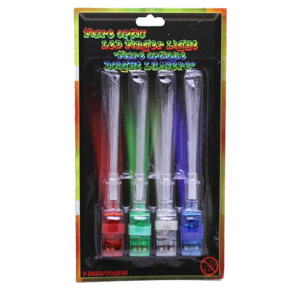 Fiber Optic Finger Lights 4 PK