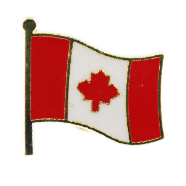 Canada Flag Pin Carded