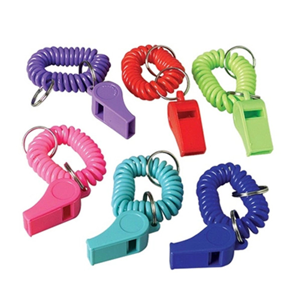 Coil Bracelet Whistle Key chains