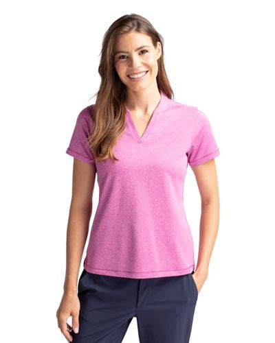 Heathered Stretch Blade Women's Polo Top Cutter & Buck Canada