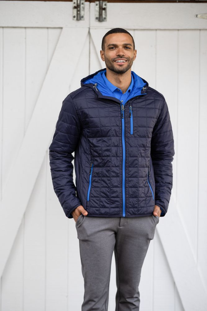 Cutter & Buck Rainier Primaloft Eco Mens Full Zip Hooded Jacket