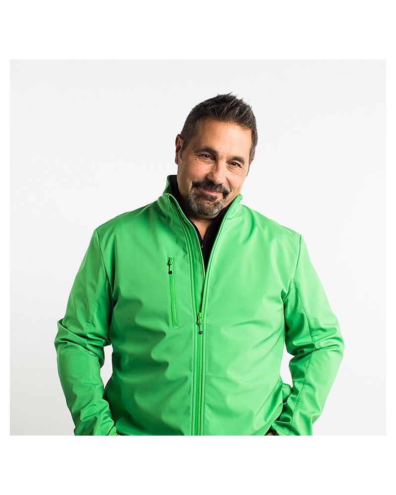 Clique Trail Eco Stretch Softshell Full Zip Mens Jacket - Cutter