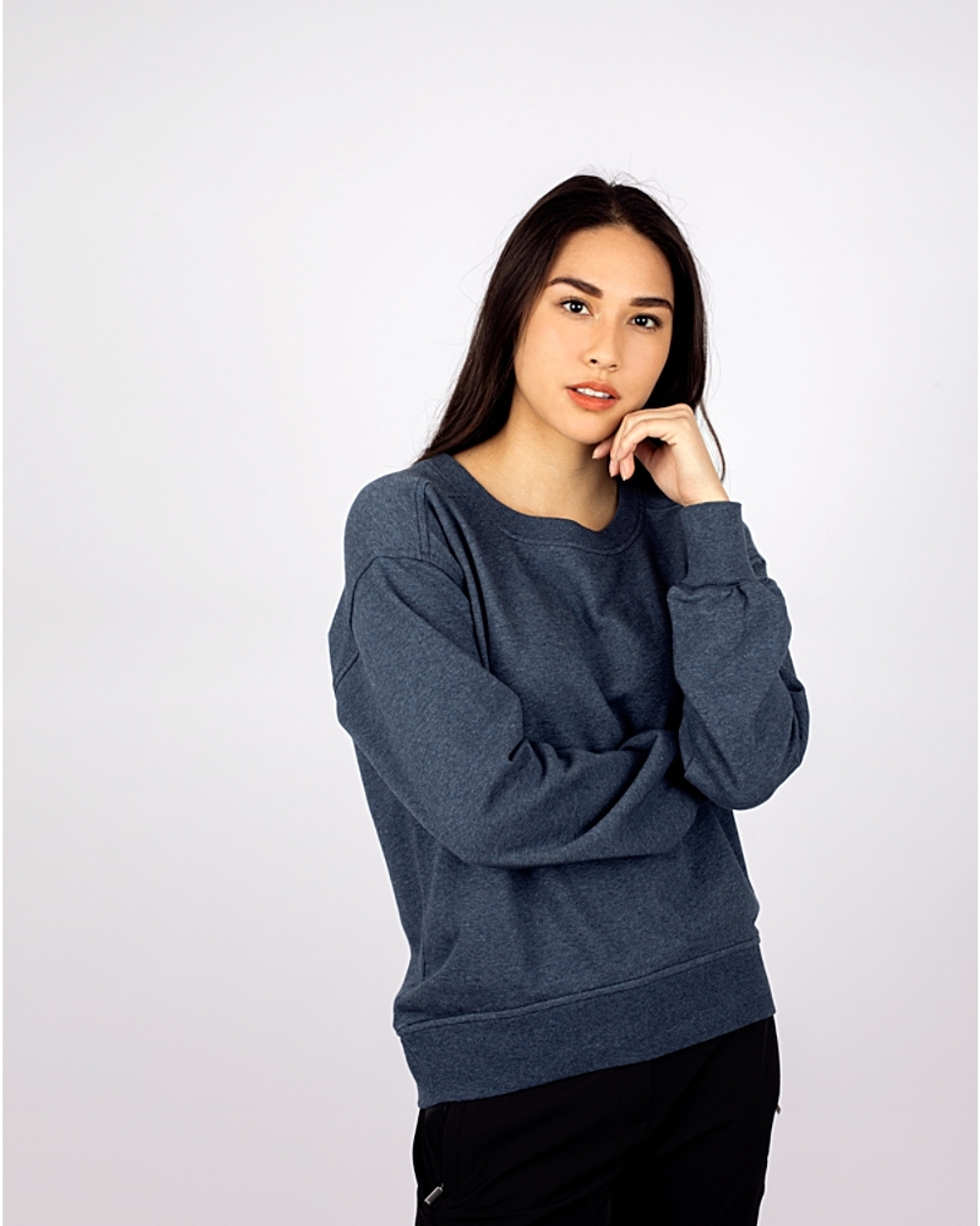 Ladies crew sales neck sweatshirt