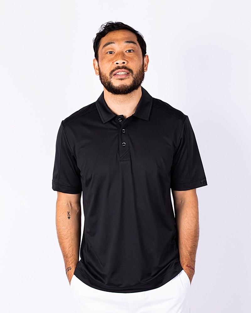 Prospect Textured Stretch Mens Big and Tall Polo | Cutter and Buck