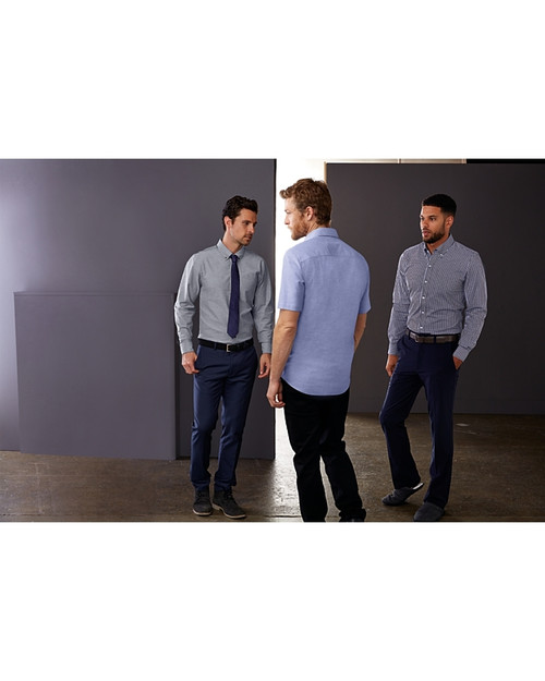 Tailored Fit Stretch Oxford Stripe 12