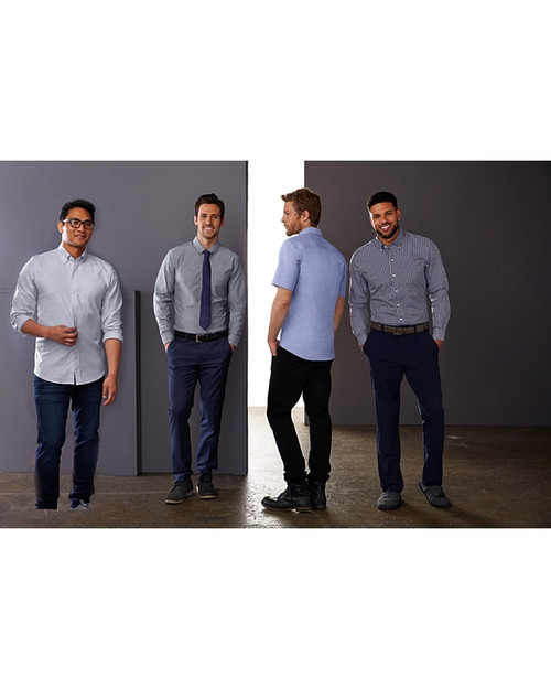 Tailored Fit Stretch Oxford Stripe 7
