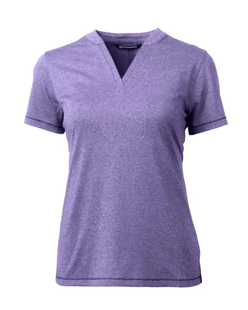 Cutter & Buck Forge Heathered Stretch Womens Blade Top3