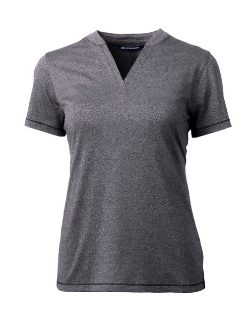 Forge Heathered Stretch Blade Women's Polo Top | Cutter & Buck Canada