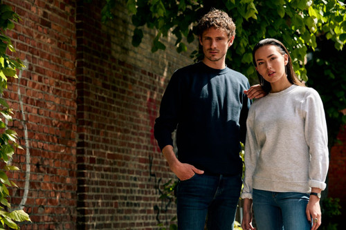 Stockholm by Clique Unisex Crewneck Sweatshirt_model2