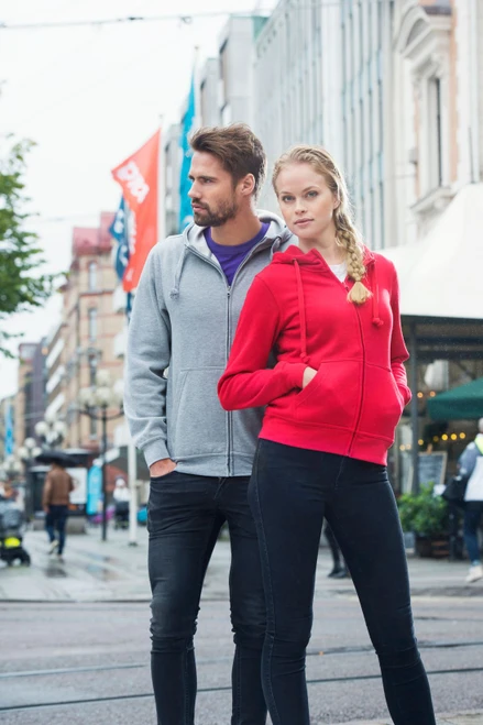 Stockholm by Clique Unisex Hoodie Full Zip_model1
