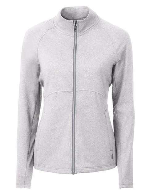 Cutter & Buck Adapt Eco Knit Heather Recycled Womens Full Zip_9