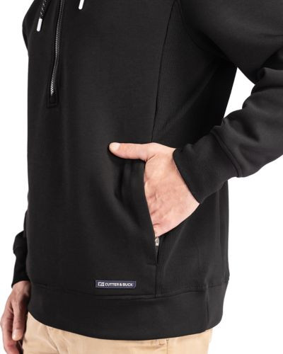 Cutter & Buck Roam Eco Half Zip Recycled Mens Pullover Hoodie 10