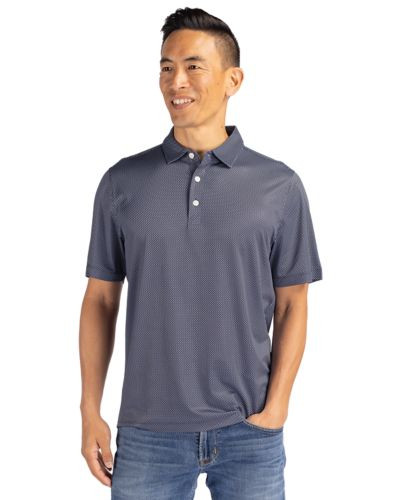 Cutter & Buck Pike Eco Symmetry Print Stretch Recycled Mens Polo_6