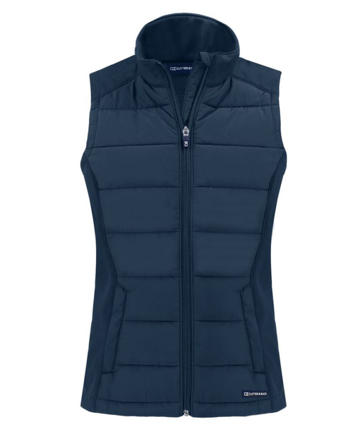 Cutter & Buck Evoke Hybrid Eco Softshell Recycled Womens Full Zip Vest_7