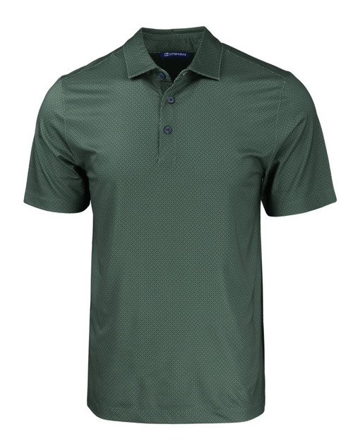 Cutter & Buck Pike Eco Tonal Geo Print Stretch Recycled Mens Polo_11