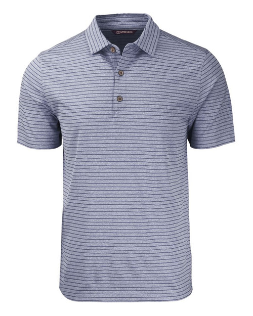 Cutter & Buck Forge Eco Heather Stripe Stretch Recycled Mens Polo_6