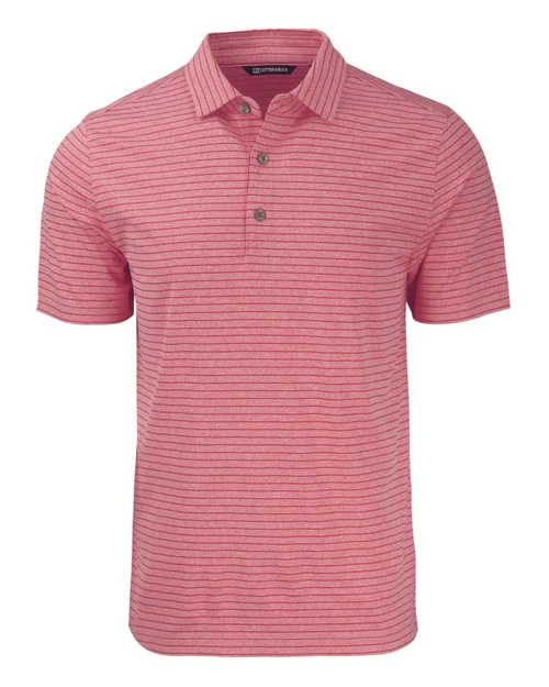 Cutter & Buck Forge Eco Heather Stripe Stretch Recycled Mens Polo_3