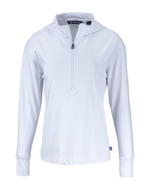 Cutter & Buck Daybreak Eco Recycled Womens Half Zip Hoodie_8