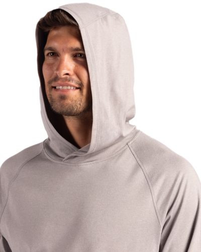 Cutter & Buck Adapt Knit Recycled Mens Heathered Hooded Pullover8