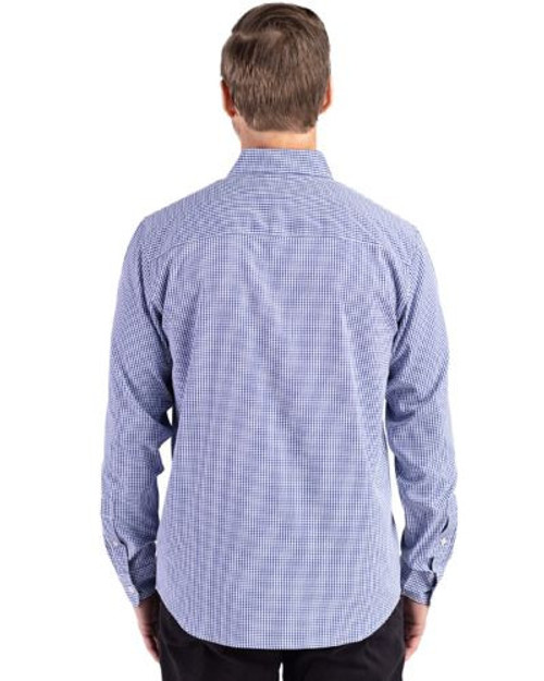 Cutter & Buck Skyline Epic Confidence Recycled Gingham Mens Long Sleeve Dress Shirt13