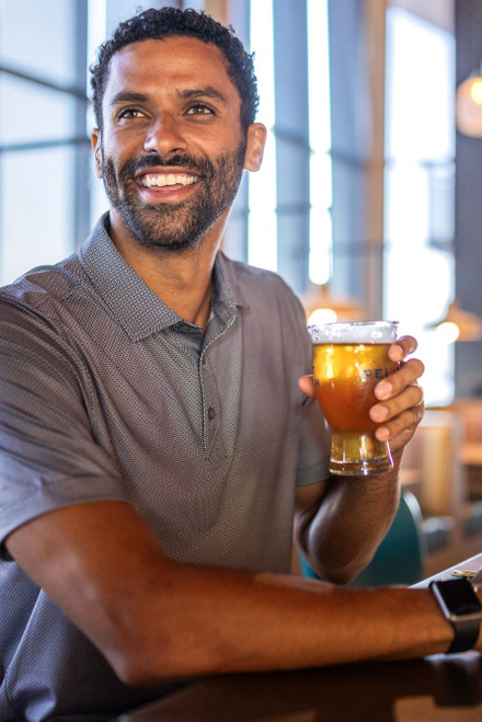 Cutter & Buck Pike Recycled Lattice Print Mens Polo16