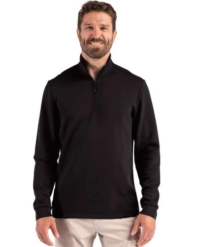 Clique Haven Recycled Mens Quarter Zip Sweatshirt3