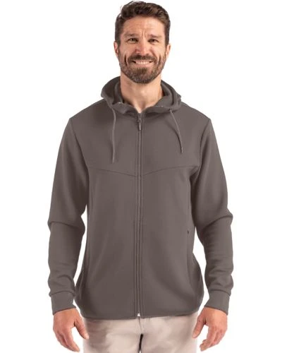 Clique Haven Recycled Mens Full Zip Hooded Sweatshirt1